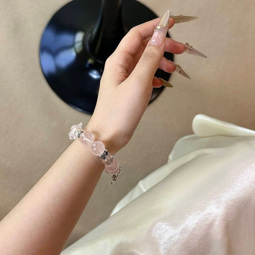 Rose Quartz and Shell Pearl Bracelet - Image 5