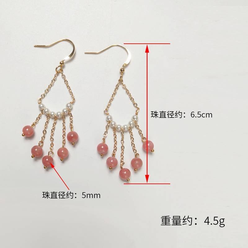 Rhodochrosite Earrings - Image 2